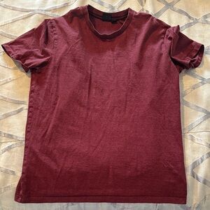 Hugo Boss Deep Red Short Sleeve Tee